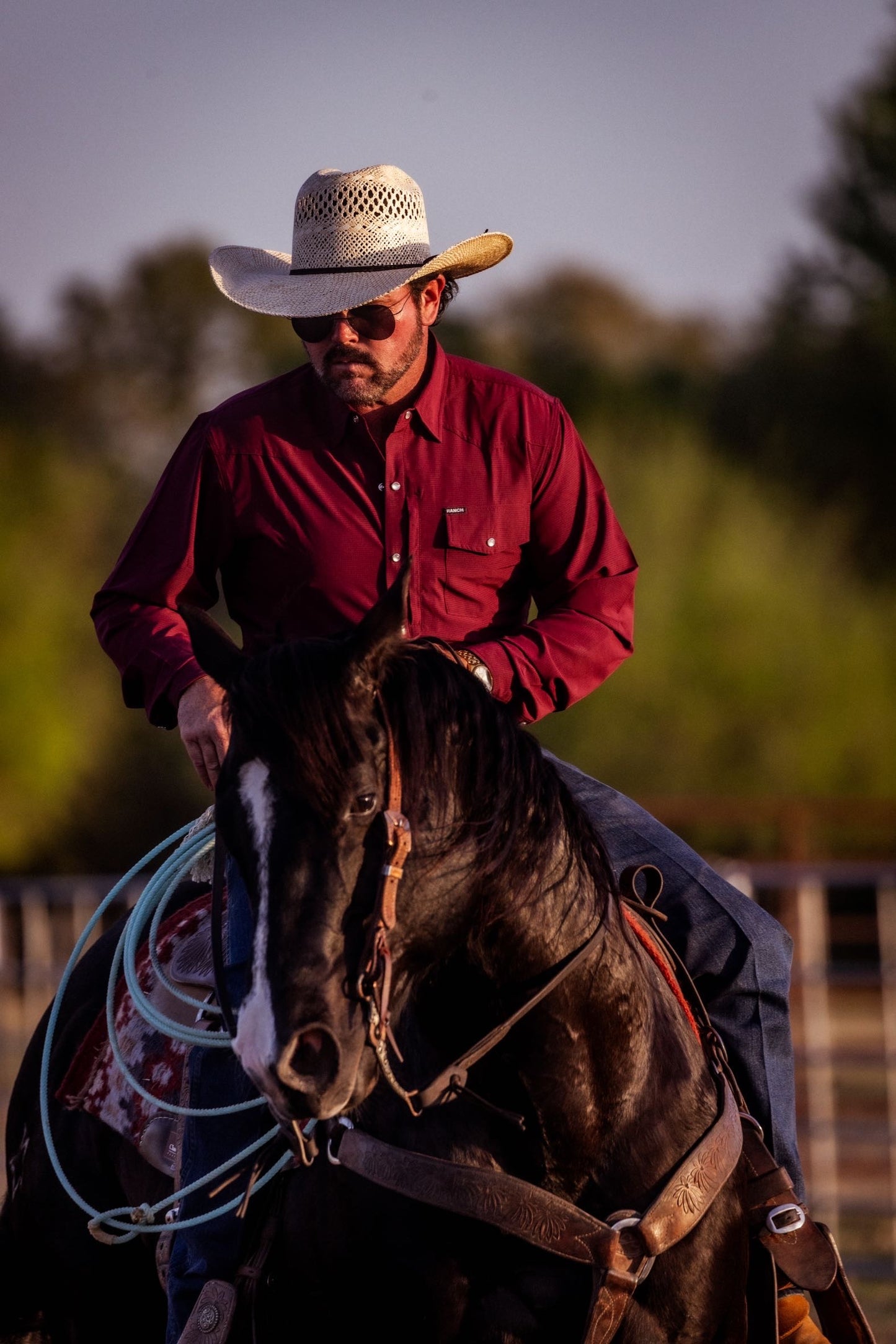 Maroon Long sleeve shirt