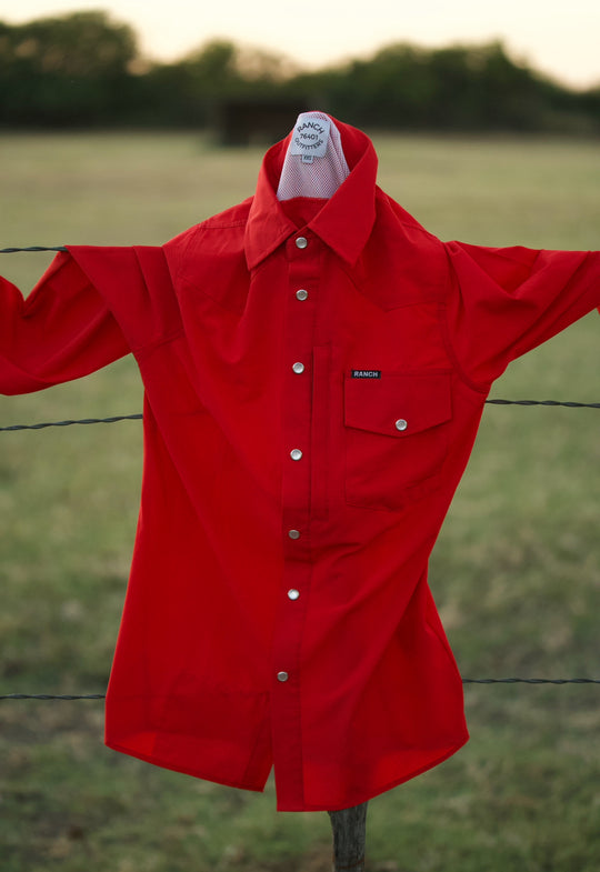 Ranch Lite L/S Pearlsnap Shirt - Slim Fit