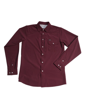 Lite Ranch L/S Pearlsnap Shirt - Slim Cut